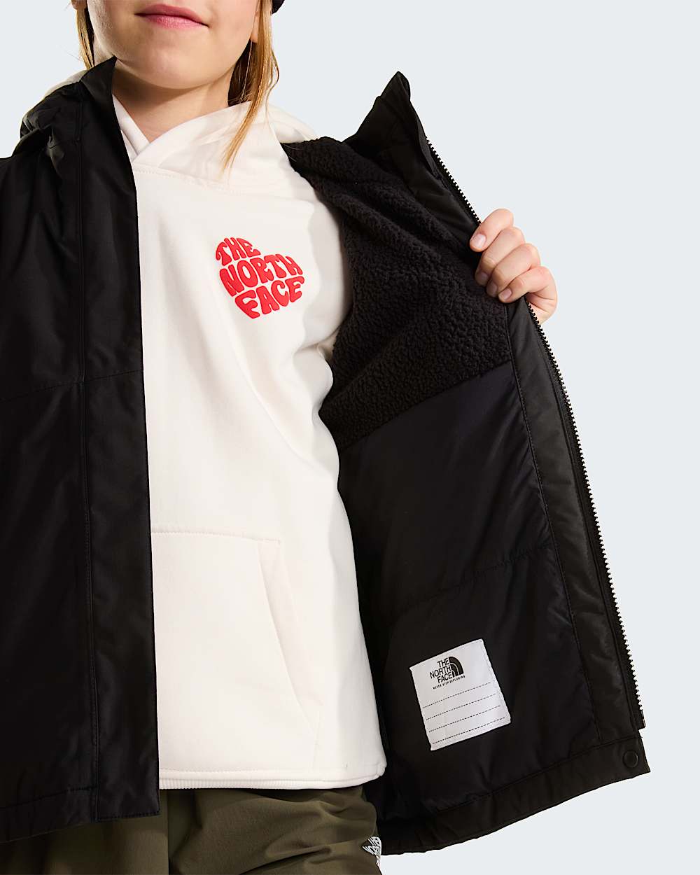 Girls Warm Antora Rain Jacket TNF ALT8