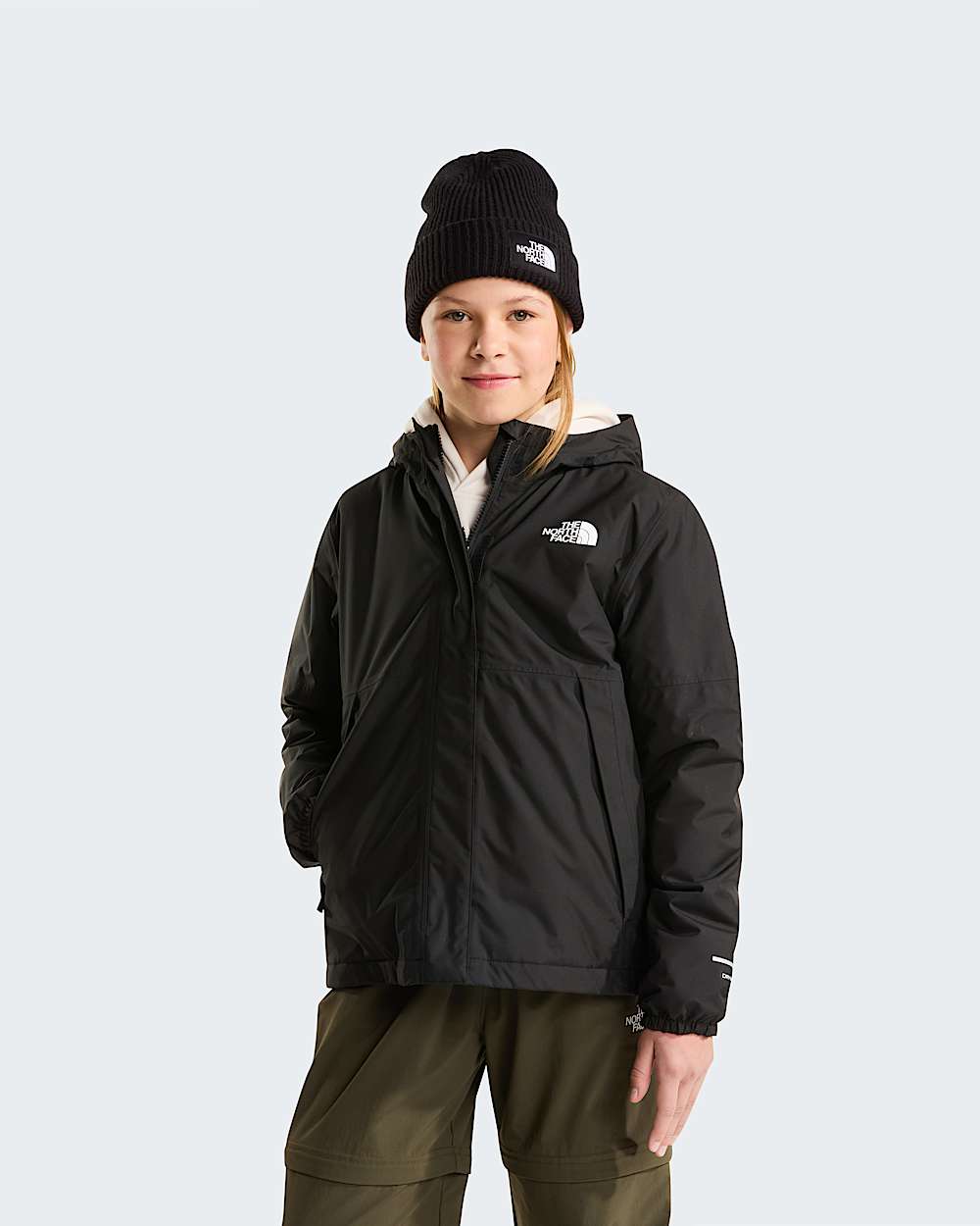 Girls Warm Antora Rain Jacket TNF HERO