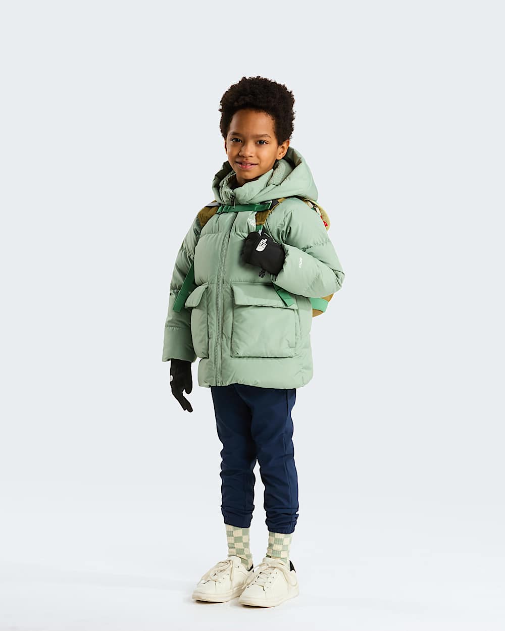 Recycelte Etip Handschuhe fr Kinder TNF TNF Black ALT7