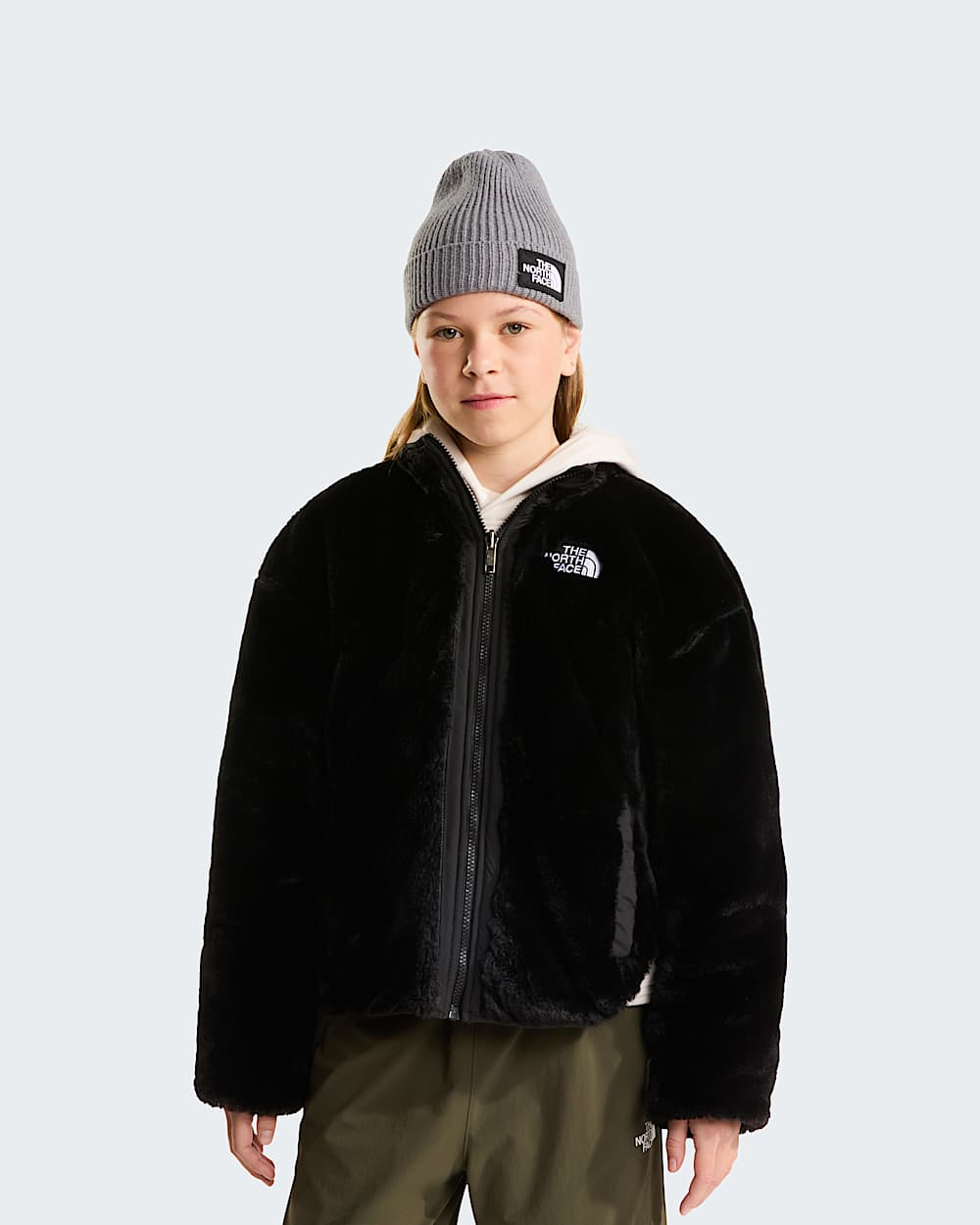 Girls Reversible Shasta FullZip Jacket TNF ALT1
