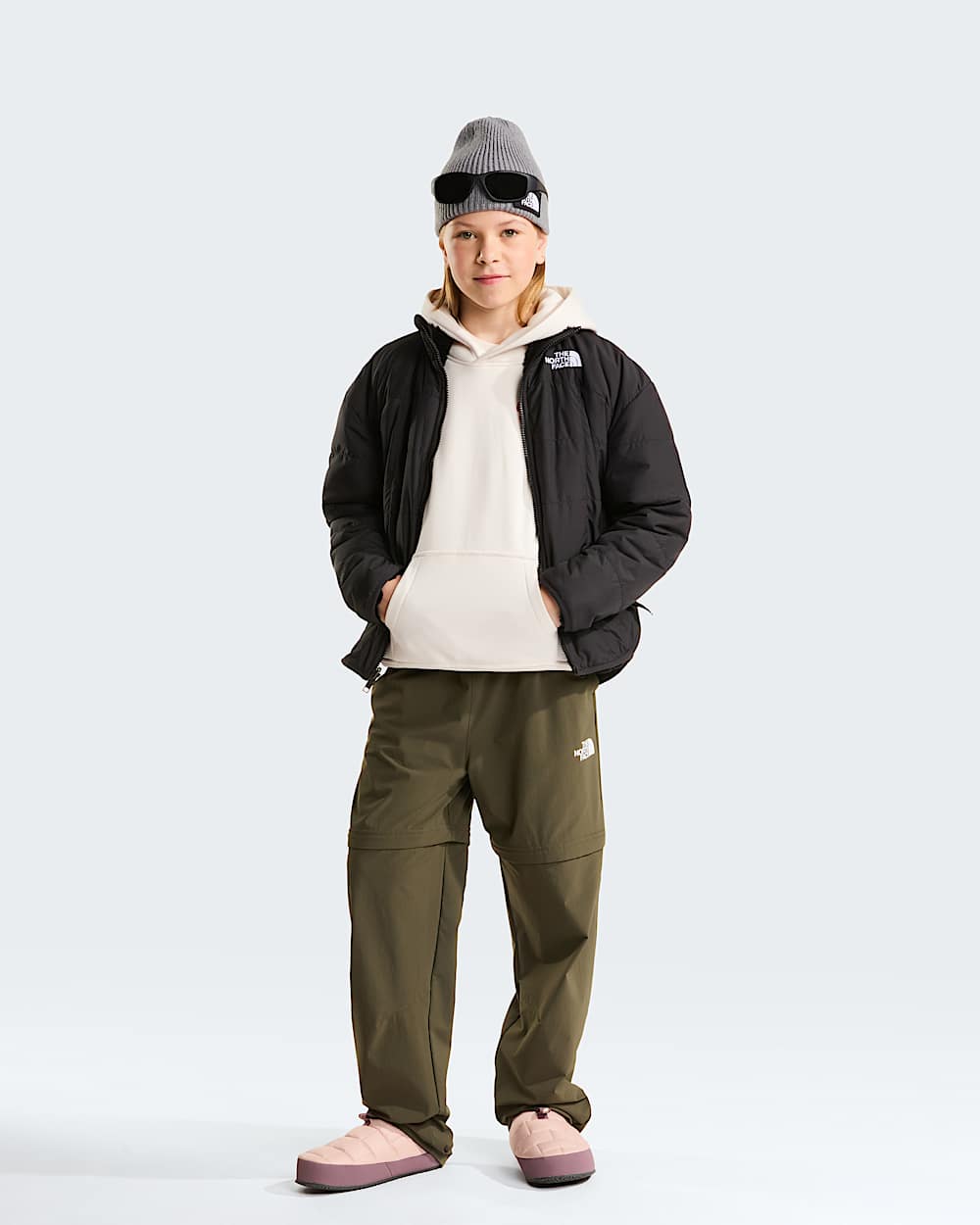 Girls Reversible Shasta FullZip Jacket TNF ALT2