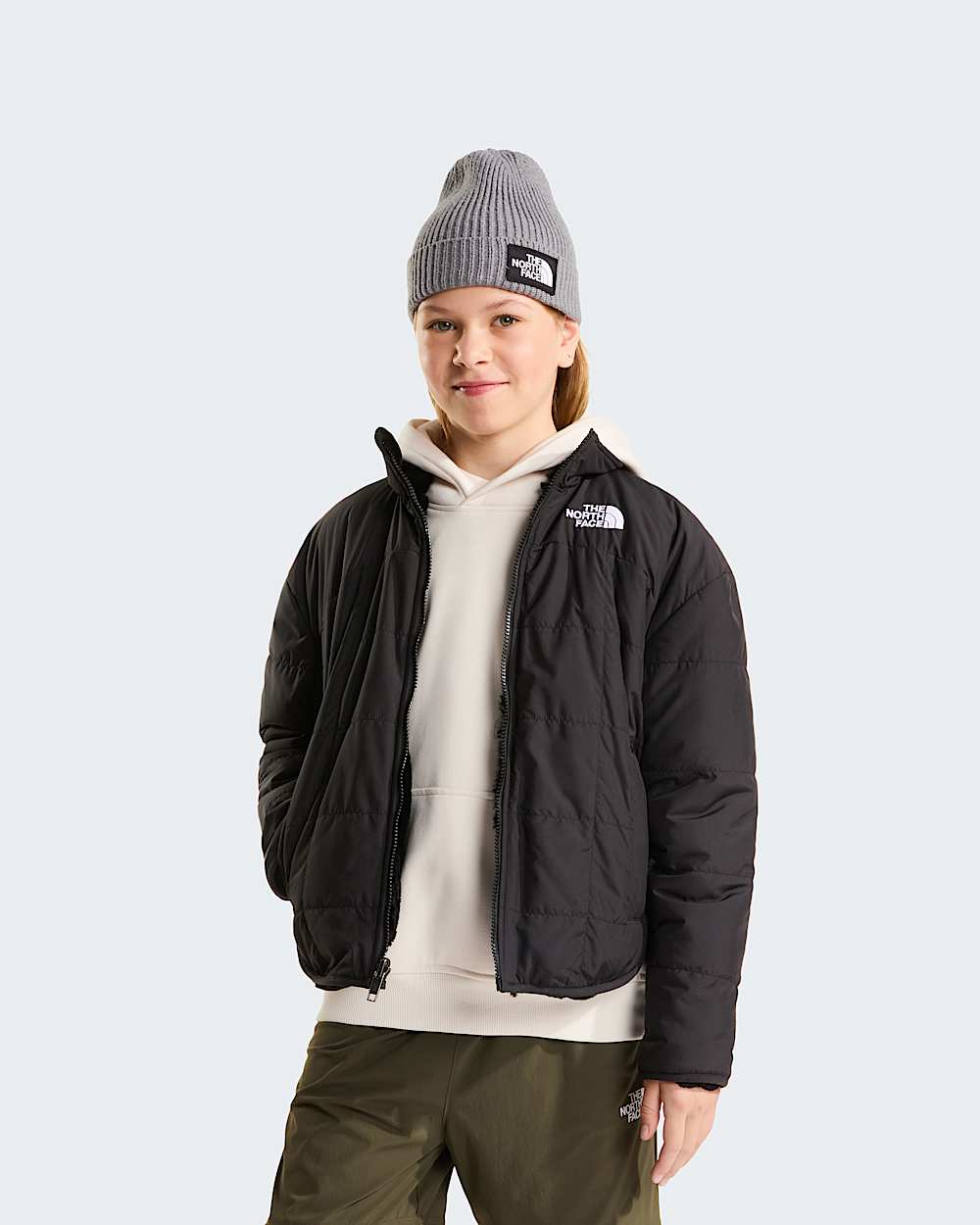 Girls Reversible Shasta FullZip Jacket TNF ALT5