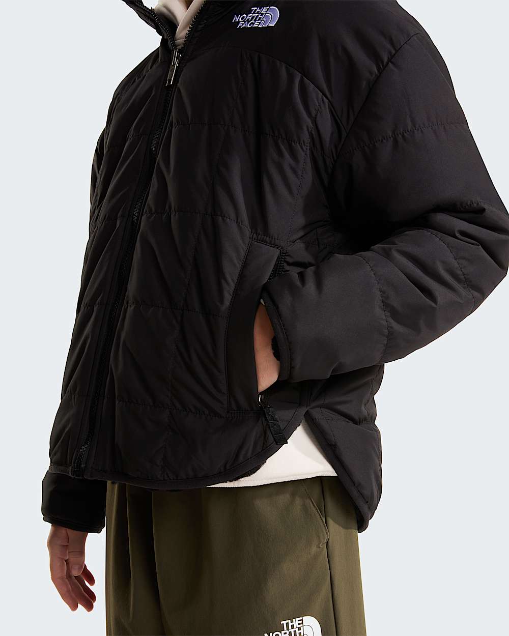 Girls Reversible Shasta FullZip Jacket TNF ALT8