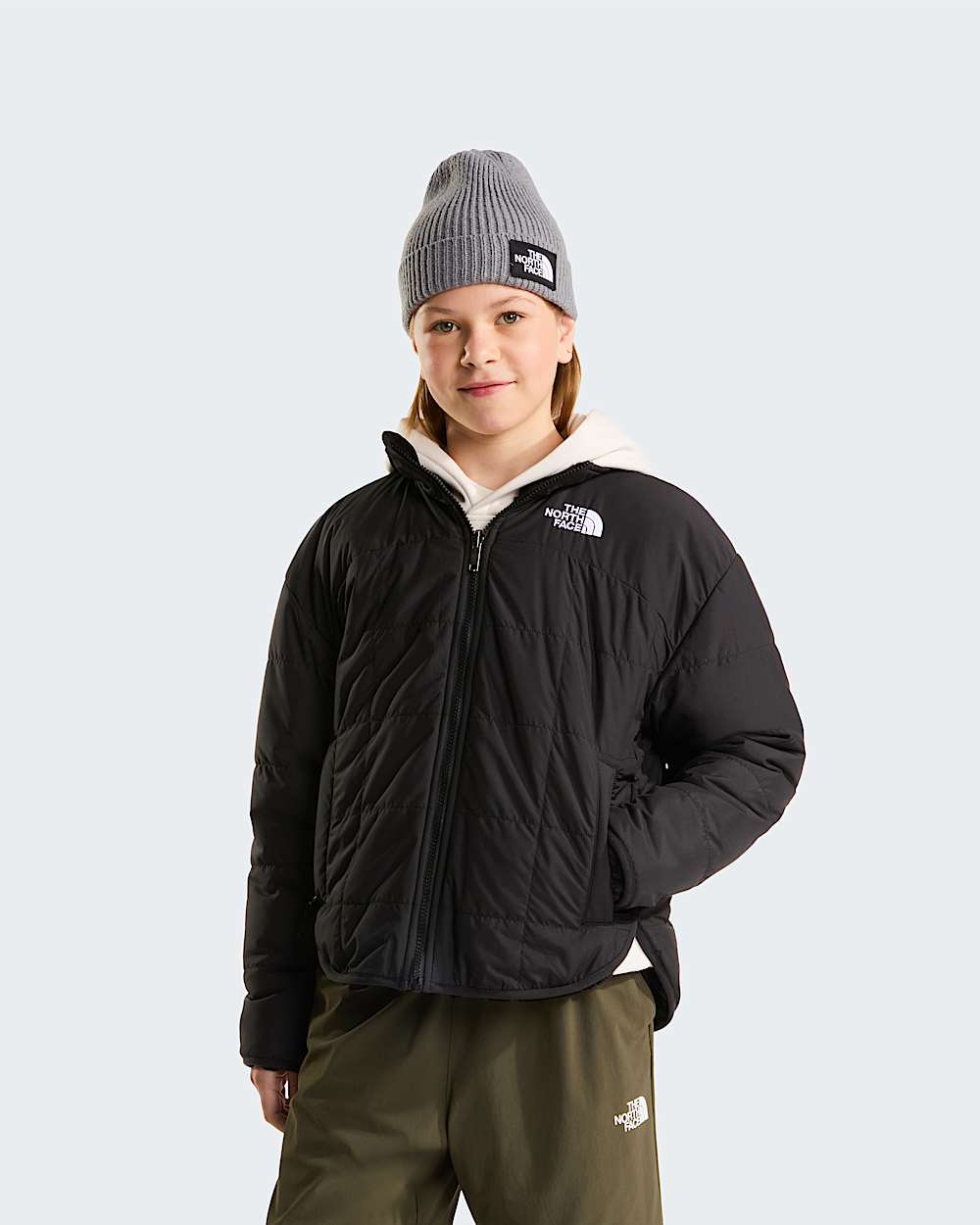 Girls Reversible Shasta FullZip Jacket TNF HERO