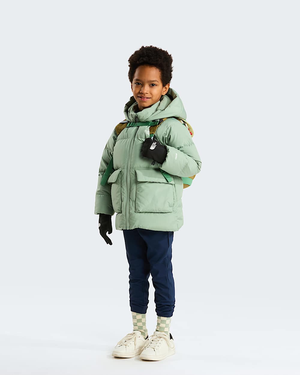 North fleecegeftterter Daunenparka fr Kinder TNF ALT1