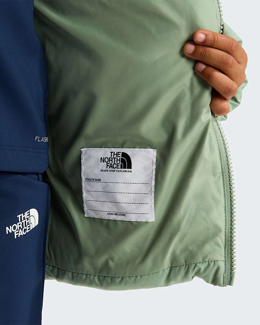 North fleecegeftterter Daunenparka fr Kinder TNF ALT8