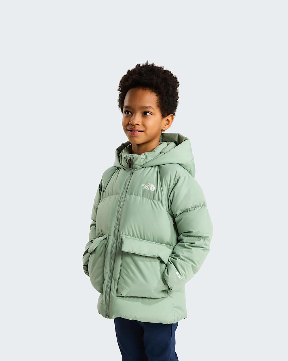 North fleecegeftterter Daunenparka fr Kinder TNF HERO
