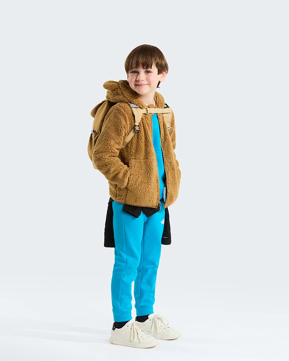 Sweat  capuche zipp Campshire pour enfant TNF ALT1