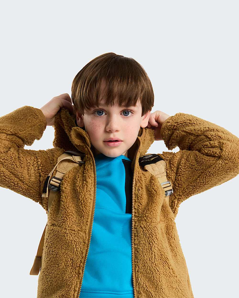 Sweat  capuche zipp Campshire pour enfant TNF ALT9