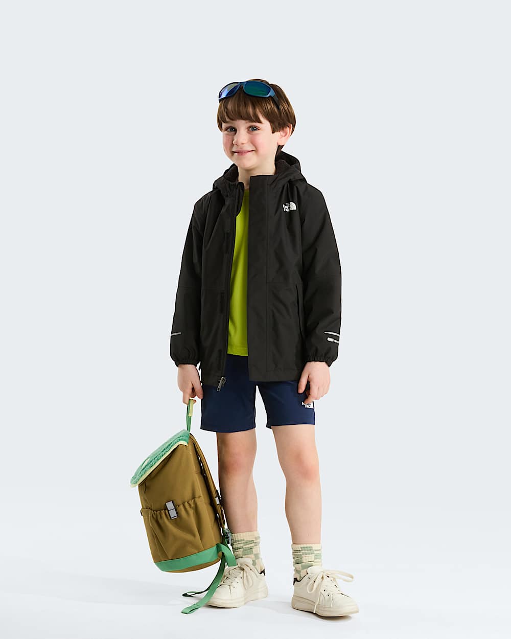 Kids Warm Antora Rain Jacket TNF ALT1