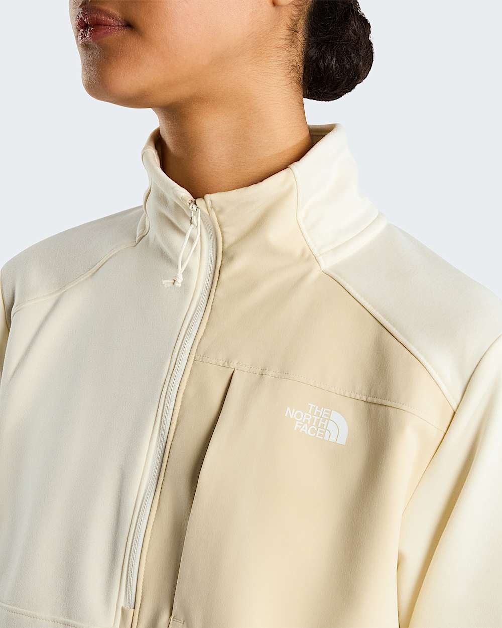 TNF Performance fleecejack met kwartrits voor dames TNF alt4