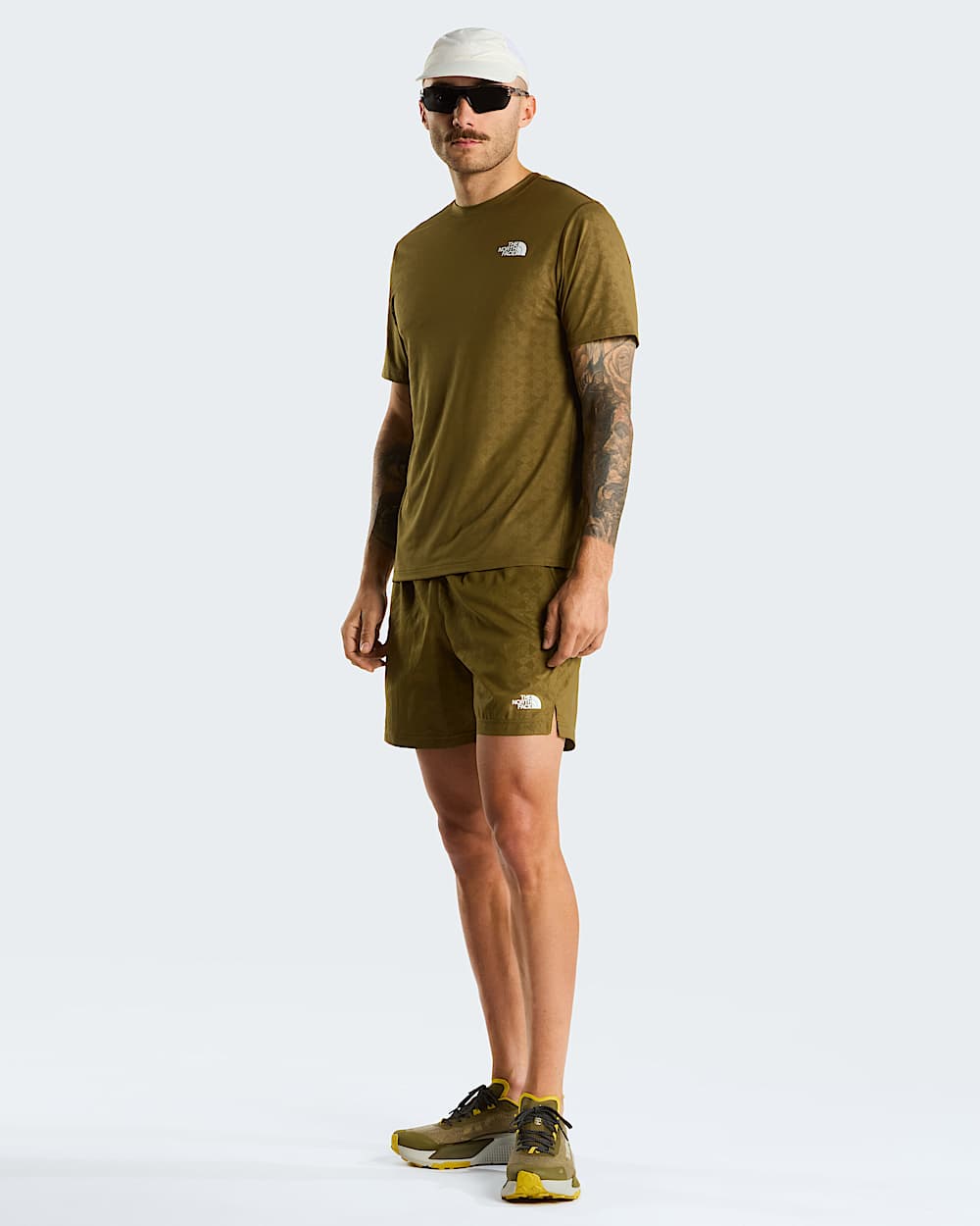 Tshirt coupe standard 247 Pentadome emboss pour homme TNF alt1