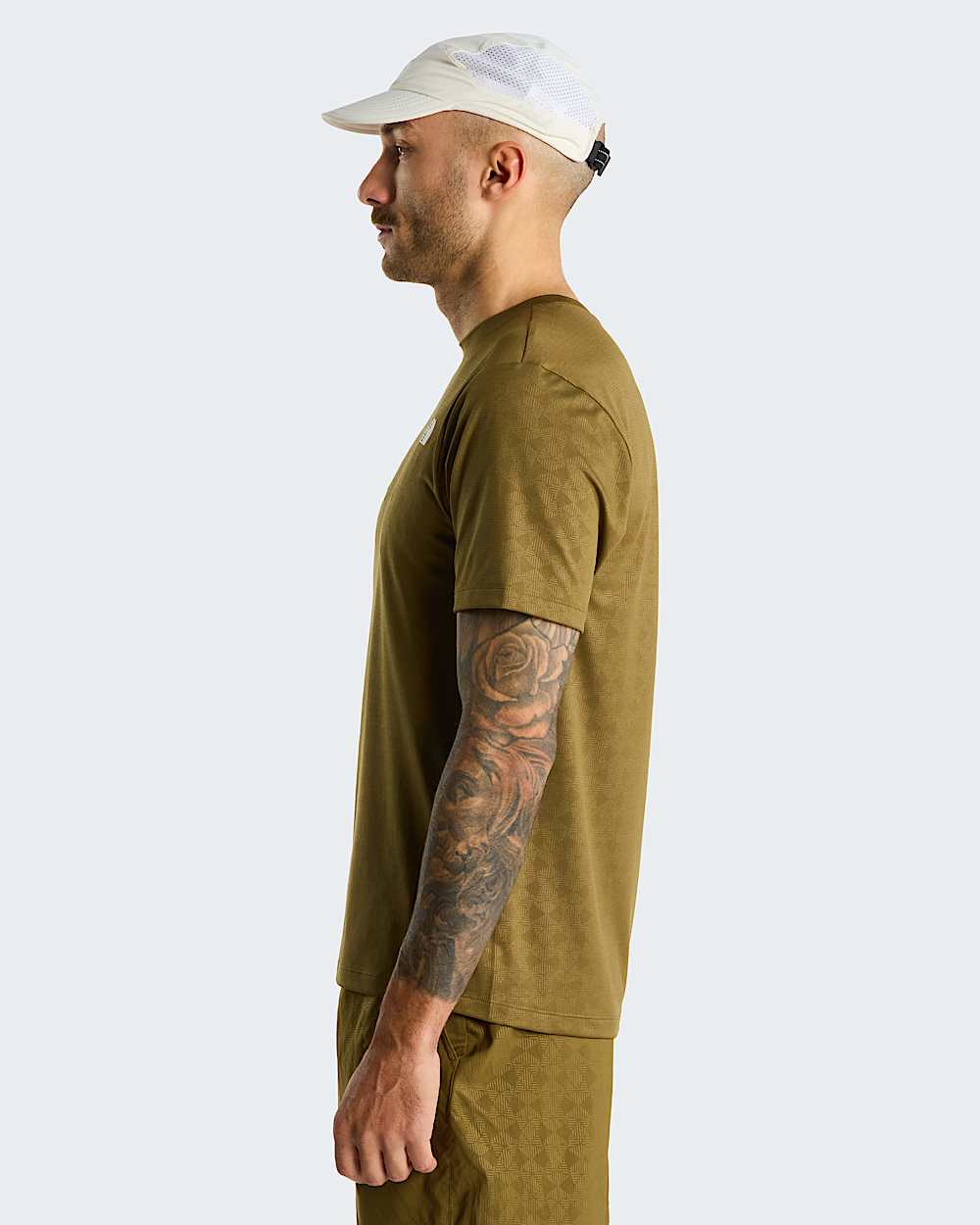 Tshirt coupe standard 247 Pentadome emboss pour homme TNF alt2