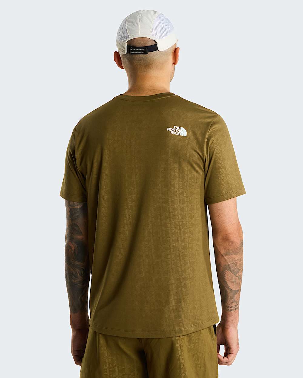 Tshirt coupe standard 247 Pentadome emboss pour homme TNF alt3