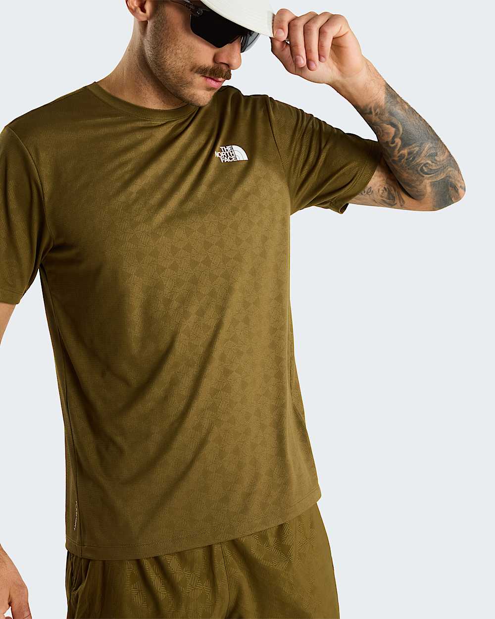Tshirt coupe standard 247 Pentadome emboss pour homme TNF alt6