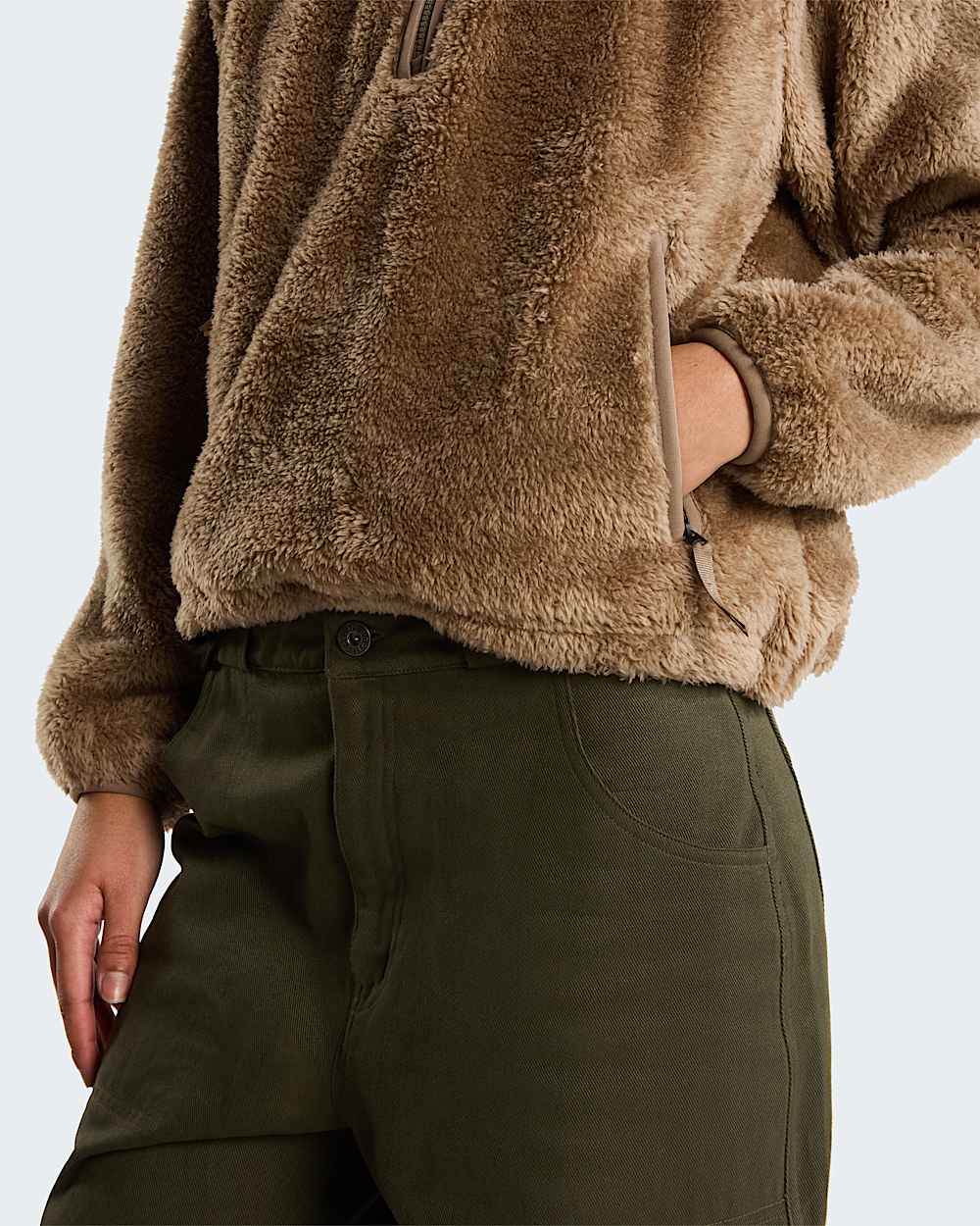 Veste en polaire demizippe Osito Evolve pour femme TNF ALT5
