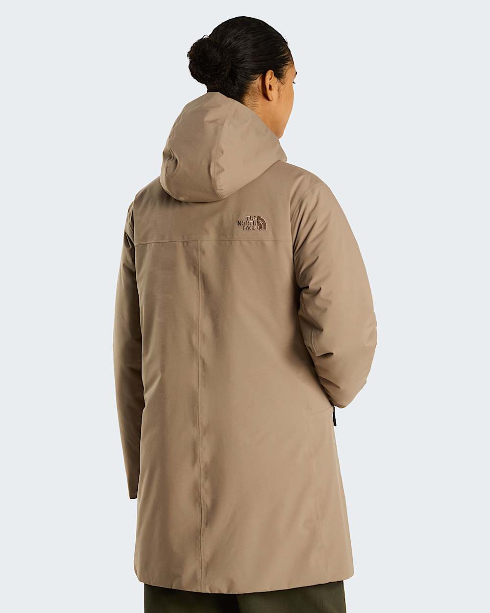 Womens TNF Range Lightweight Hooded Parka TNF ALT3