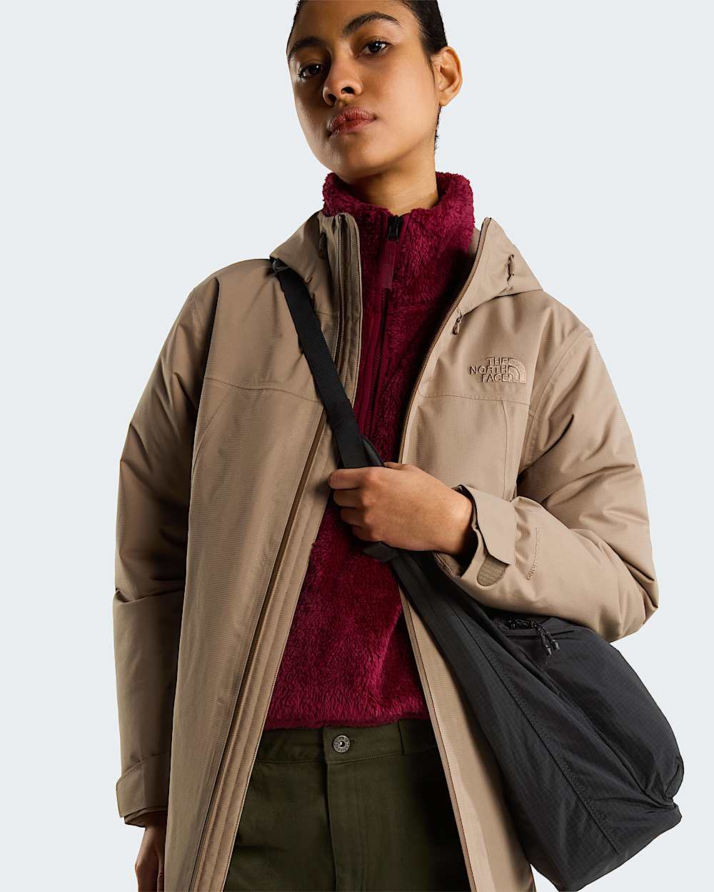 Womens TNF Range Lightweight Hooded Parka TNF ALT9