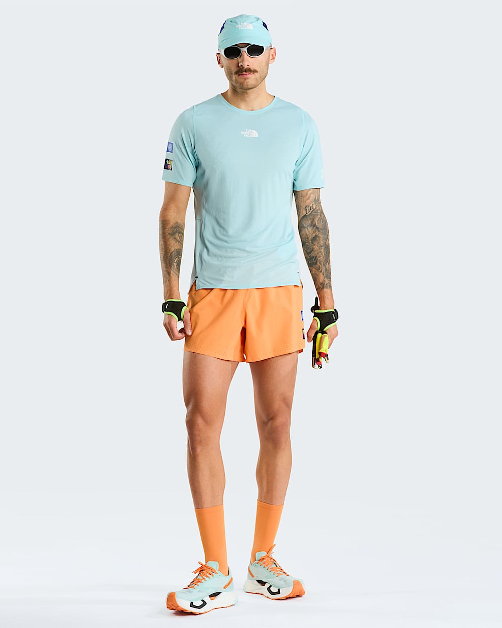 Mens Summit Pacesetter Graphic Shorts TNF ALT1
