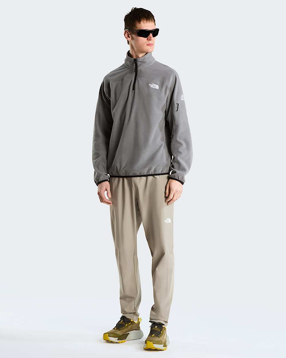Polaire col zipp Glacier Mountain Athletics pour homme TNF alt1