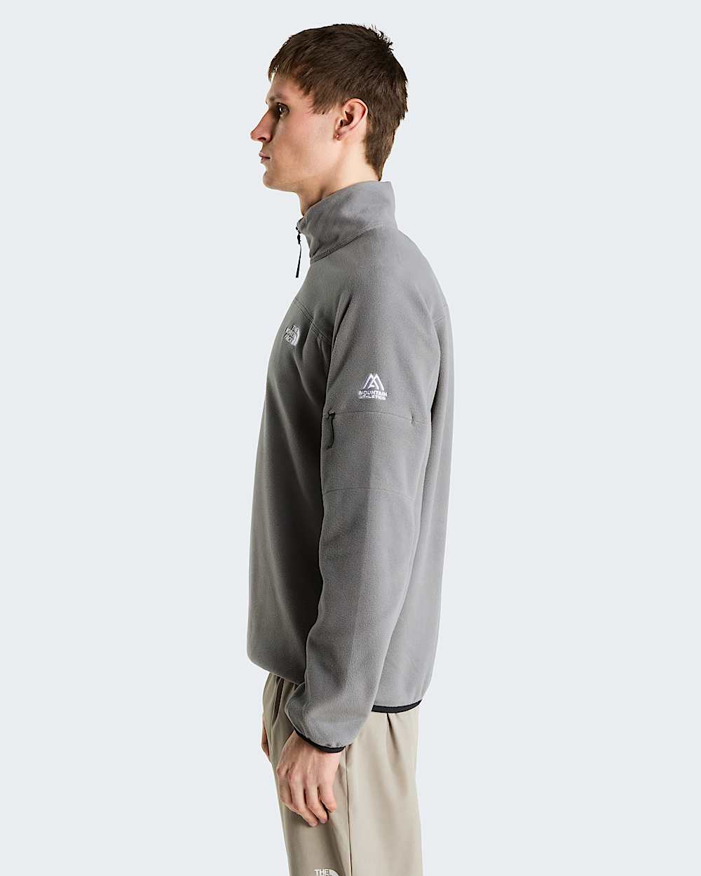 Polaire col zipp Glacier Mountain Athletics pour homme TNF alt2