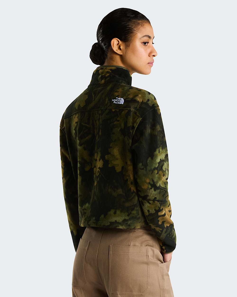 Polaire Glacier Novelty  fermeture zippe 14 avec logo imprim pour femme TNF ALT3