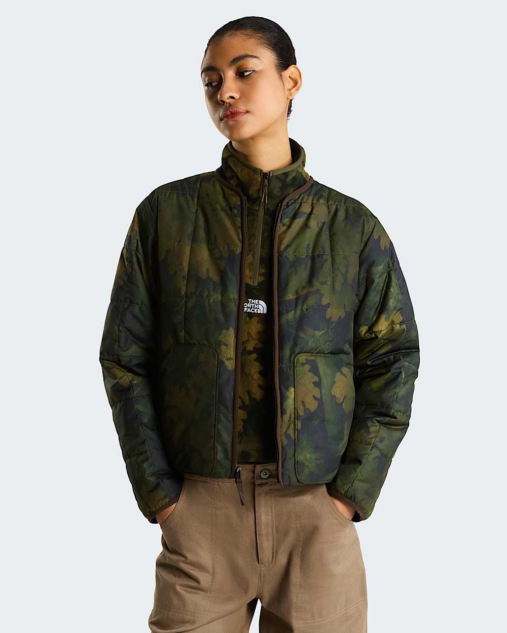 Zateplen bunda s potiskem Lhotse Lightweight pro dmy TNF alt4