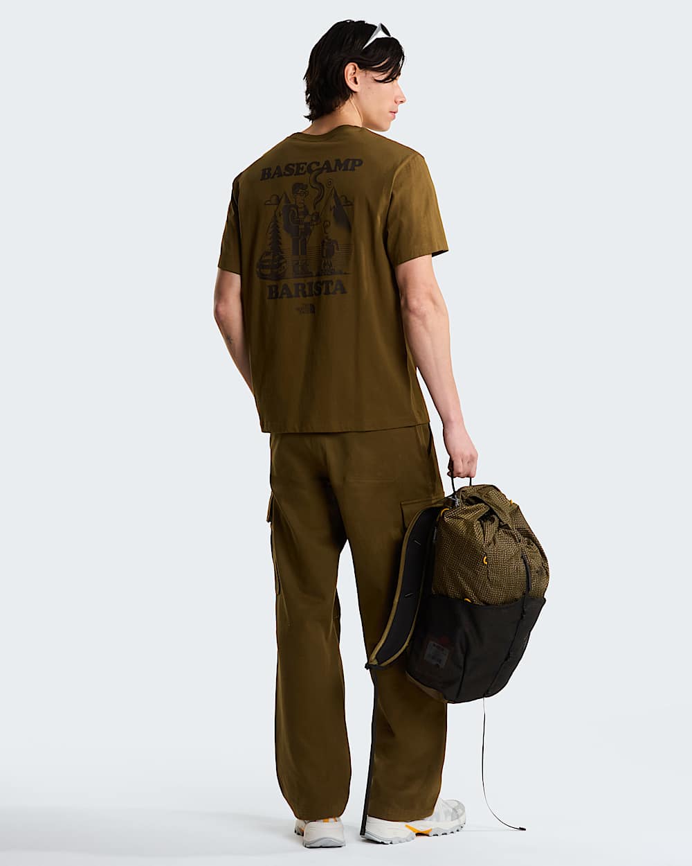 Basecamp Barista Relaxed Graphic TShirt Uniseks TNF ALT4