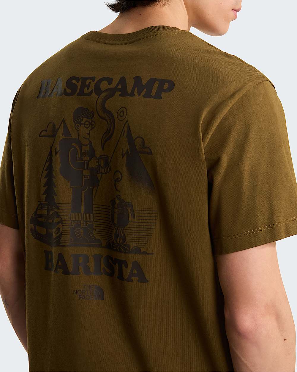 Basecamp Barista Relaxed Graphic TShirt Uniseks TNF ALT7