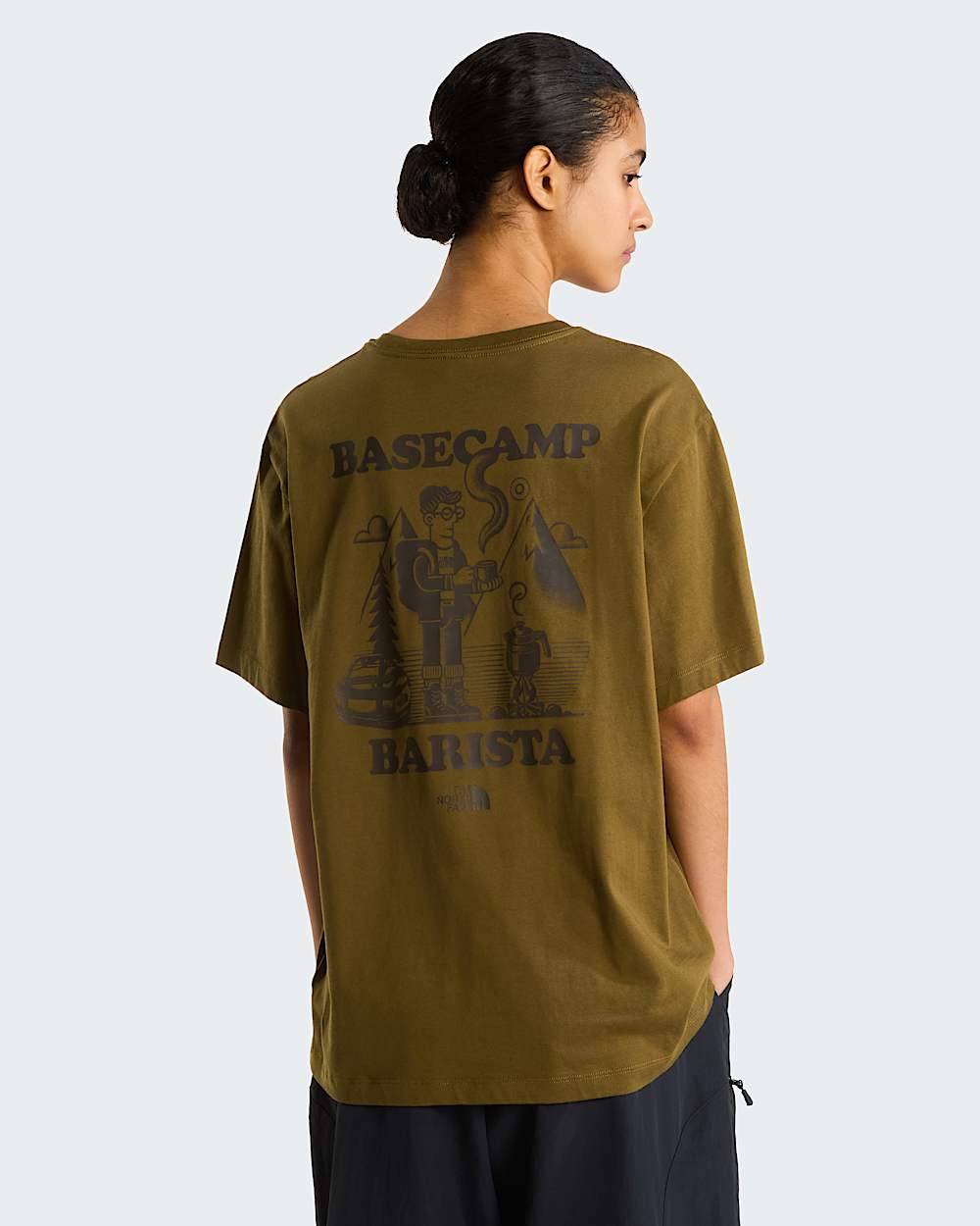 Basecamp Barista Relaxed Graphic TShirt Uniseks TNF ALT12