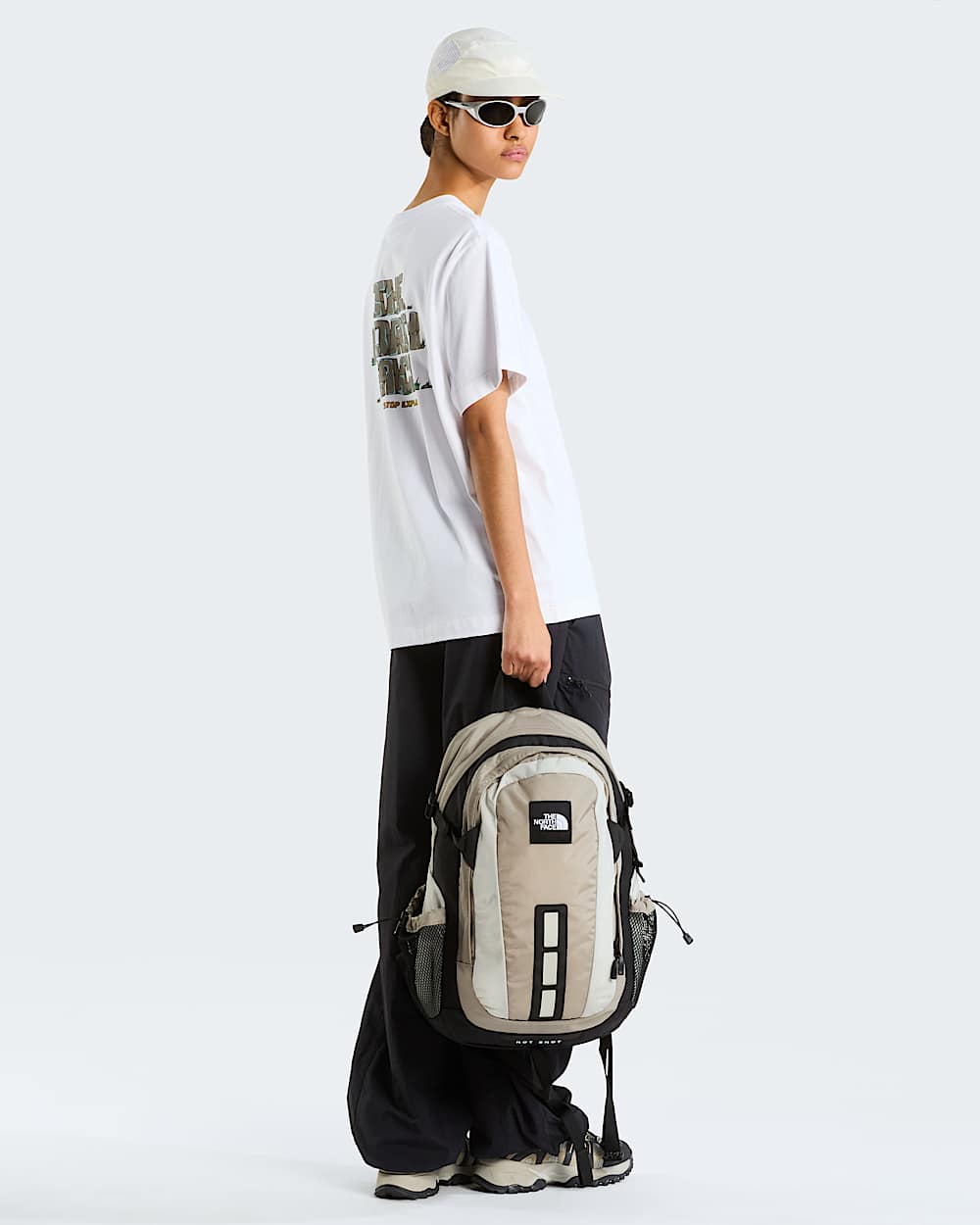 Stone Logo Relaxed Graphic TShirt Uniseks TNF ALT14