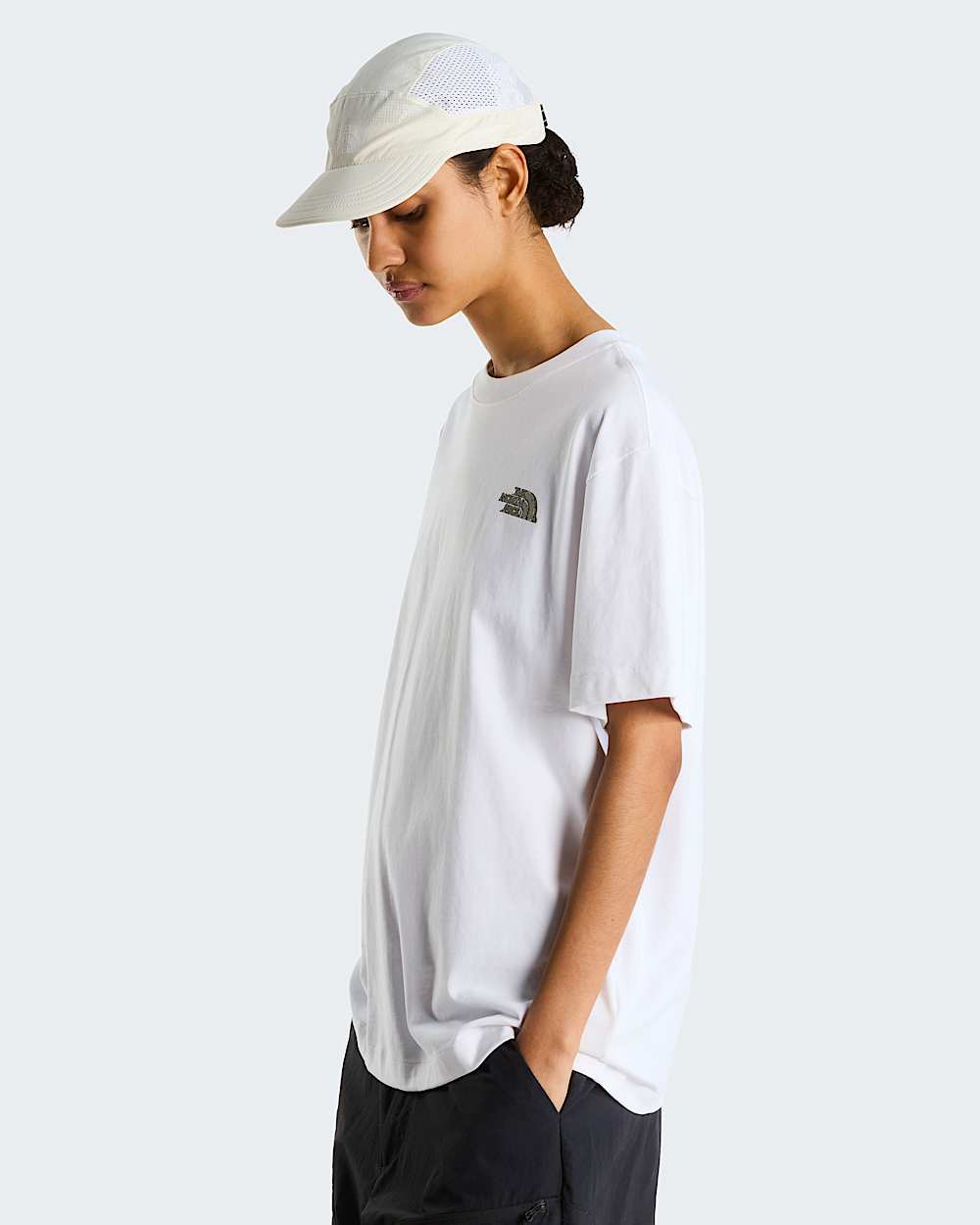 Stone Logo Relaxed Graphic TShirt Uniseks TNF ALT15