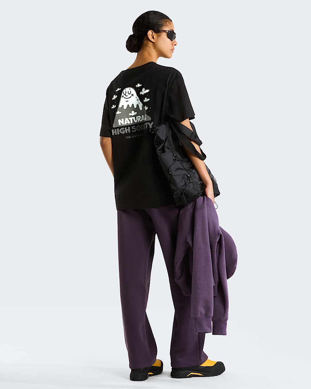 Natuurlijke High Society Ontspannen Graphic TShirt uniseks TNF ALT14