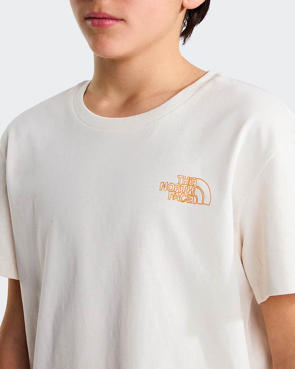 Teens Flower Scribble Relaxed TShirt TNF ALT4