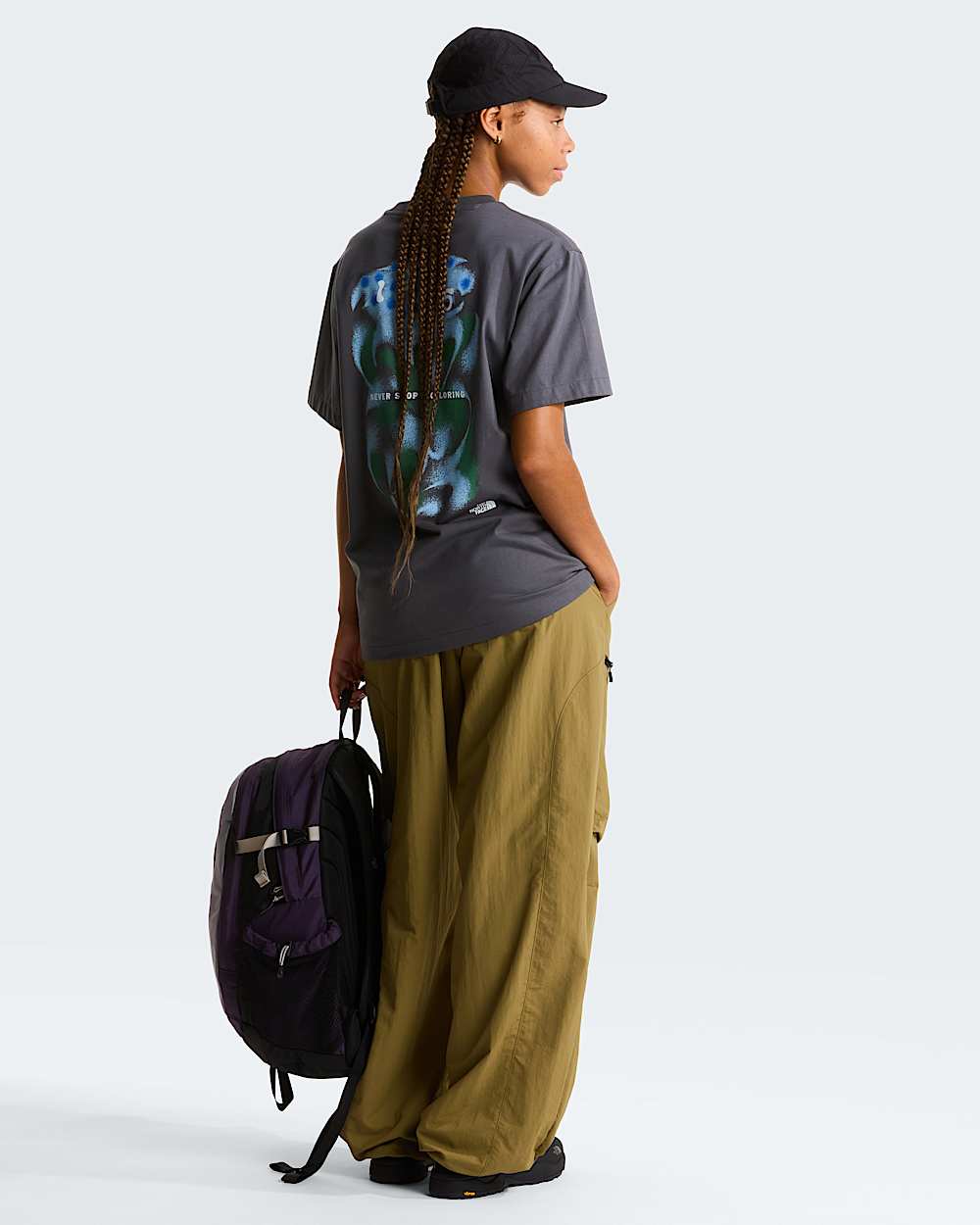 Uniseks 1966 Motion Relaxed Graphic Tshirt TNF alt12