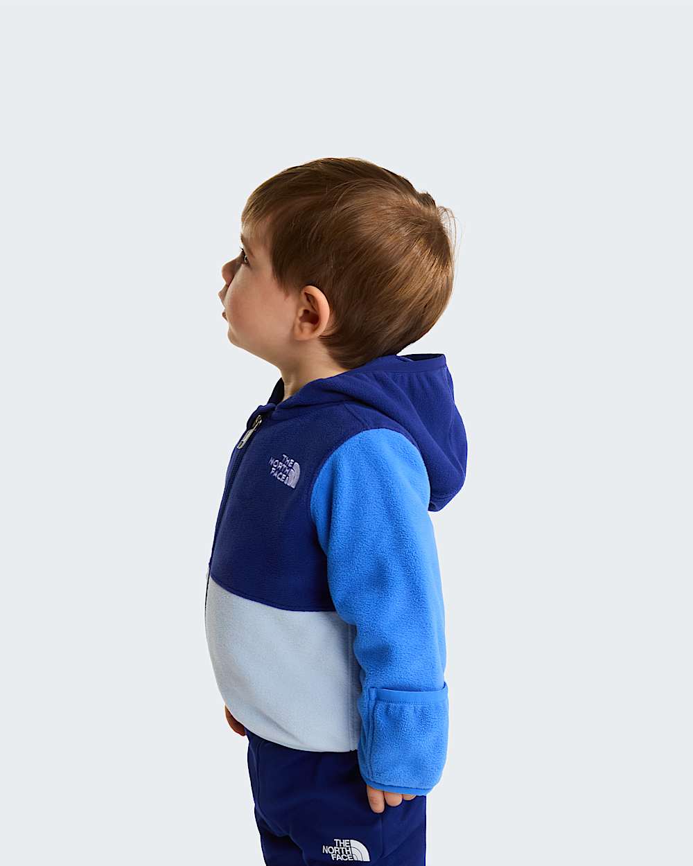 Felpa Glacier con cappuccio e cerniera integrale da neonato TNF ALT4