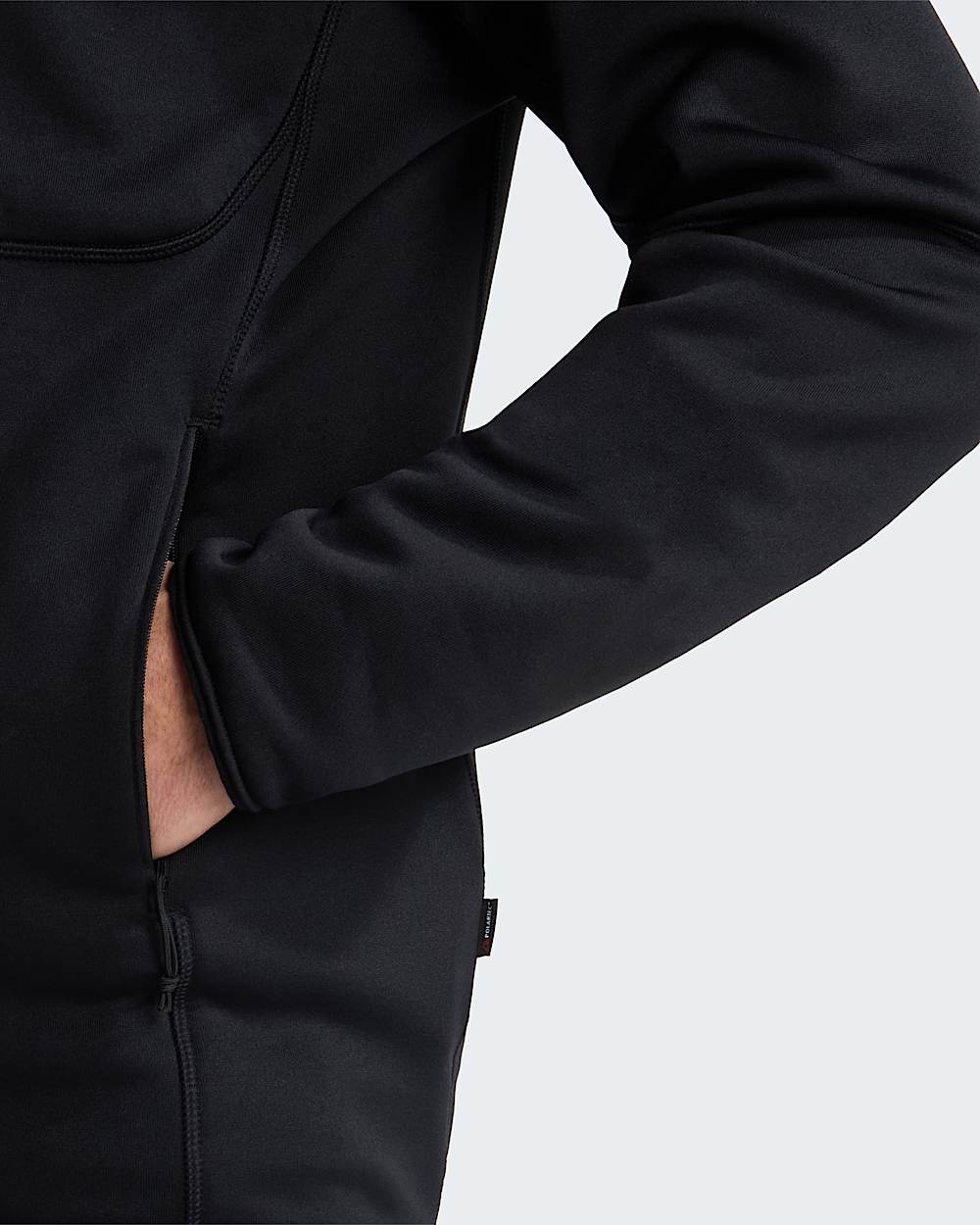 Mens Polartec Power Stretch Meteora Hooded Jacket TNF alt7