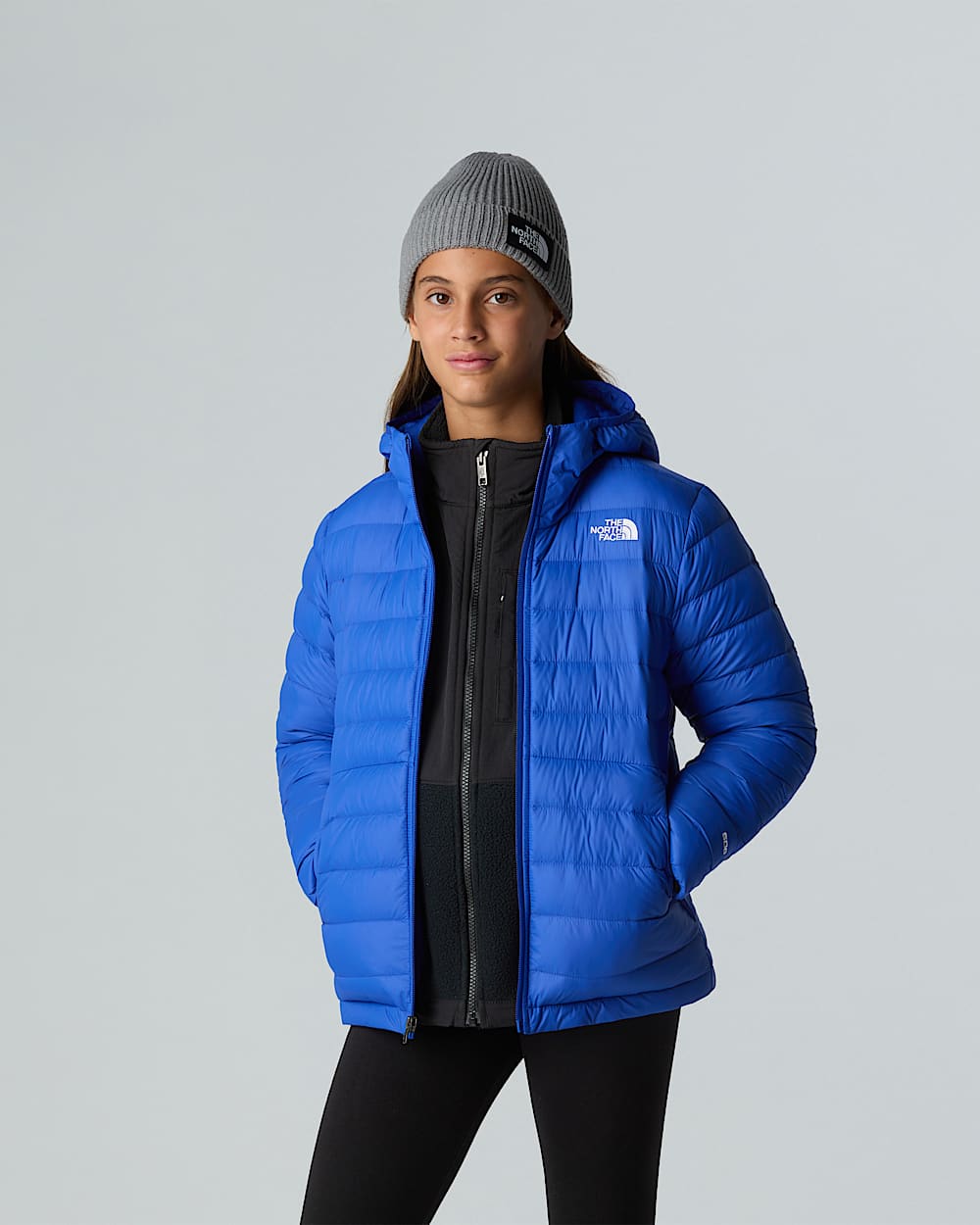 Aconcagua Daunenjacke mit Kapuze fr Jugendliche TNF ALT13