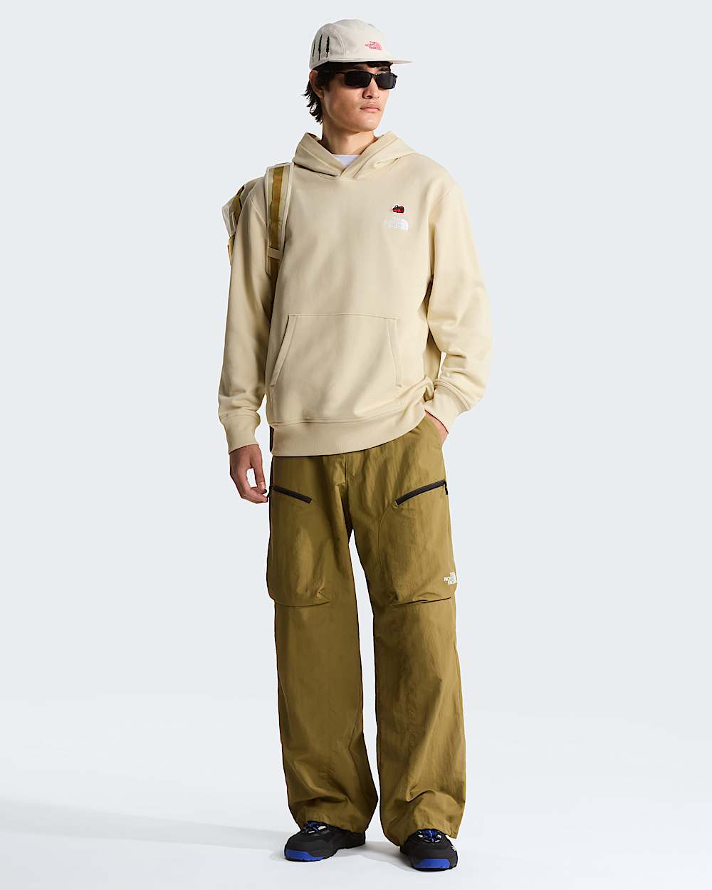 Sweat  capuche dcontract 60e anniversaire unisexe avec cusson TNF ALT5