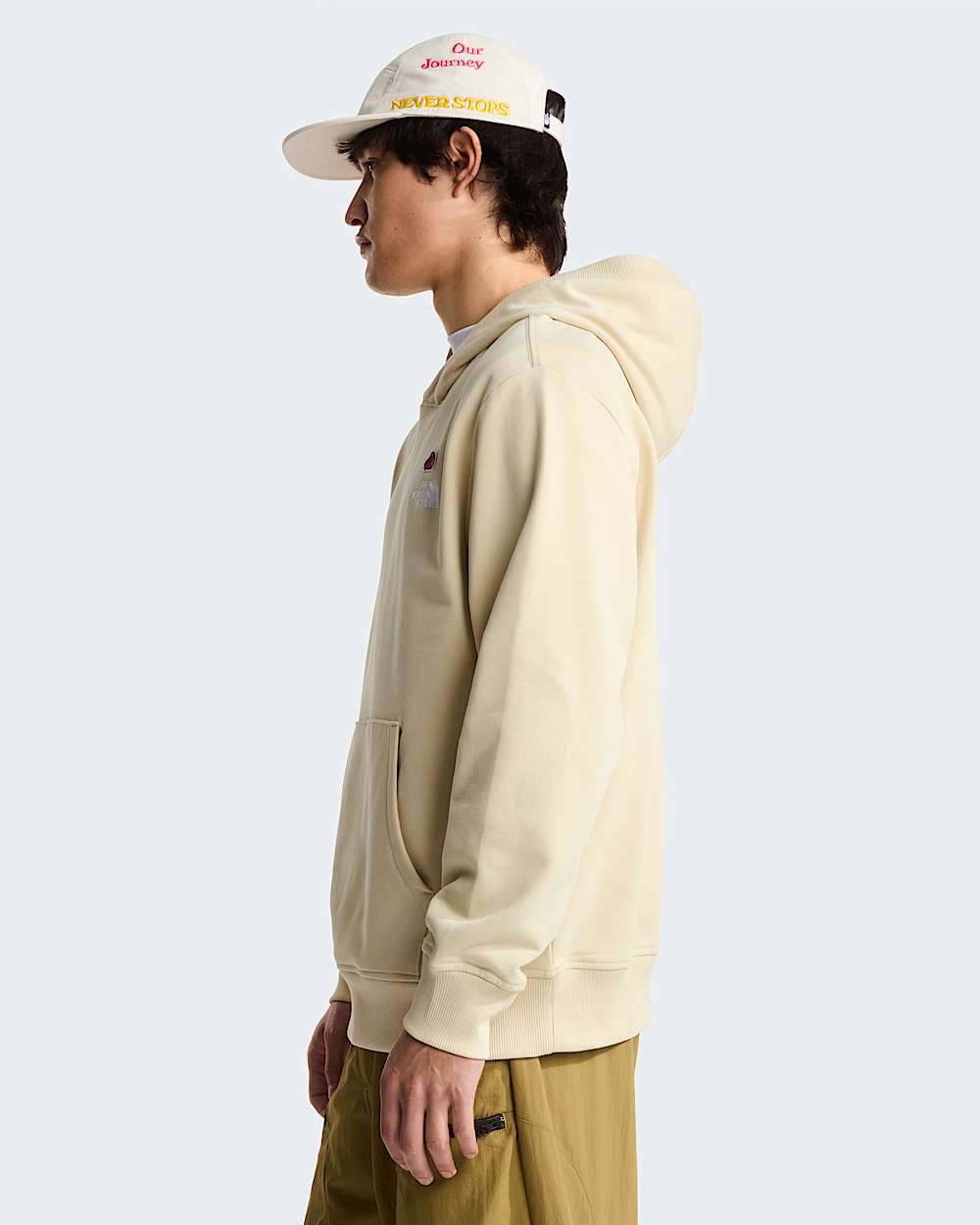 Sweat  capuche dcontract 60e anniversaire unisexe avec cusson TNF ALT6