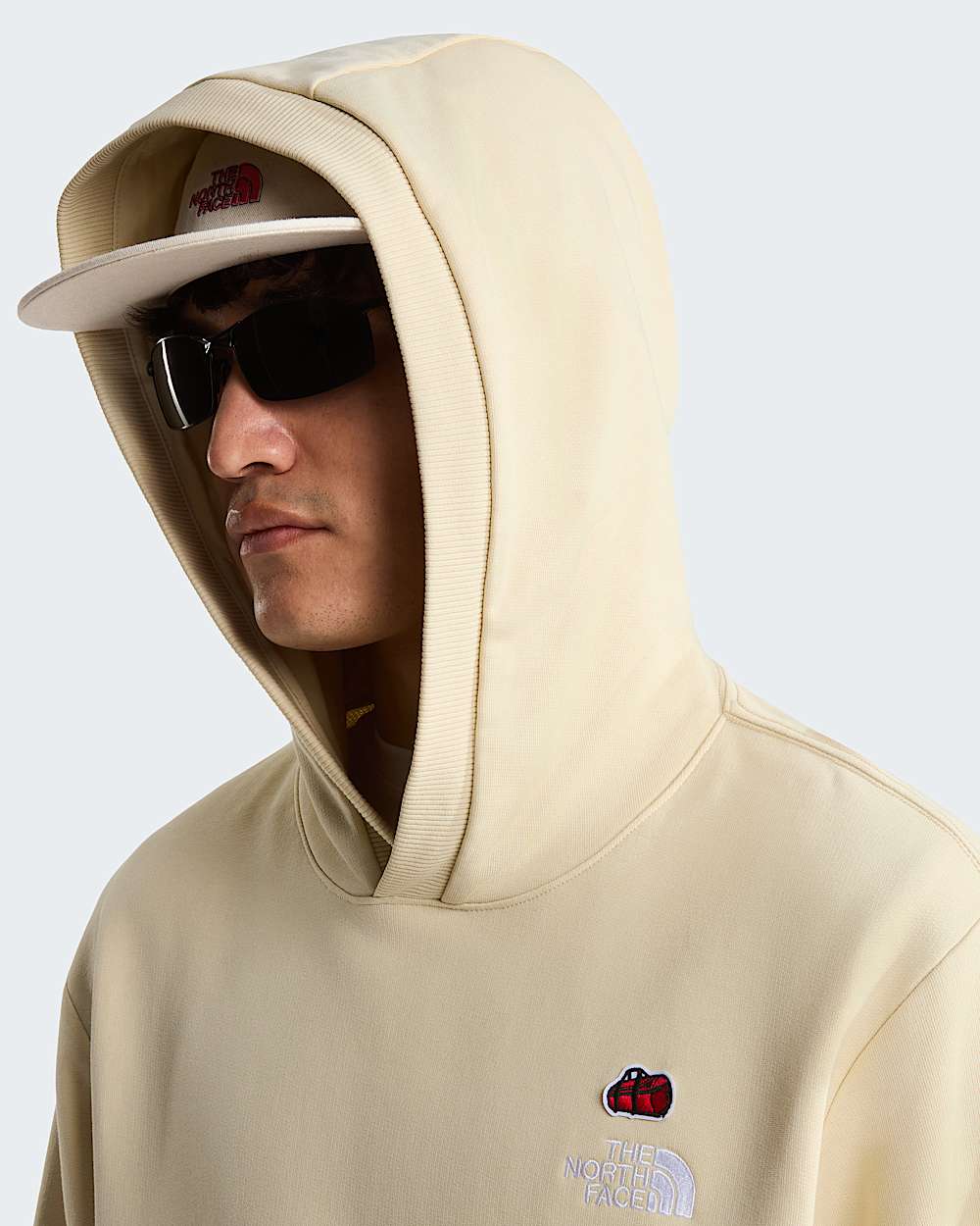 Sweat  capuche dcontract 60e anniversaire unisexe avec cusson TNF ALT8