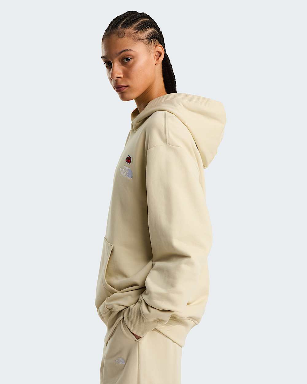 Sweat  capuche dcontract 60e anniversaire unisexe avec cusson TNF ALT13