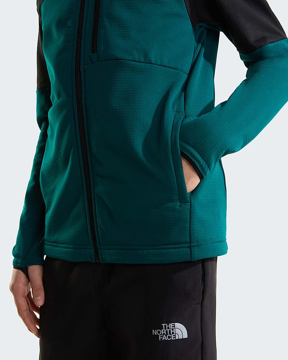 Hike MidlayerJacke mit durchgehendem RV fr Jugendliche TNF alt6