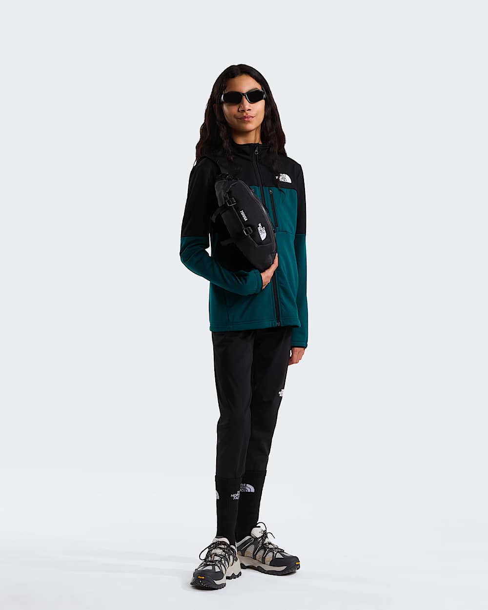 Hike MidlayerJacke mit durchgehendem RV fr Jugendliche TNF alt13