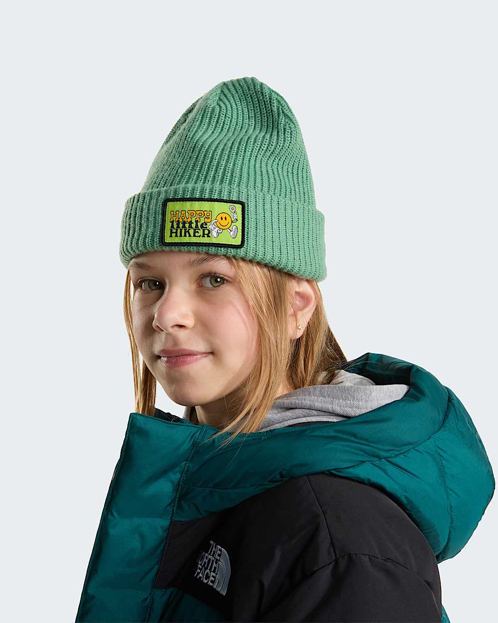 Kids Salty Lined Beanie TNF alt12