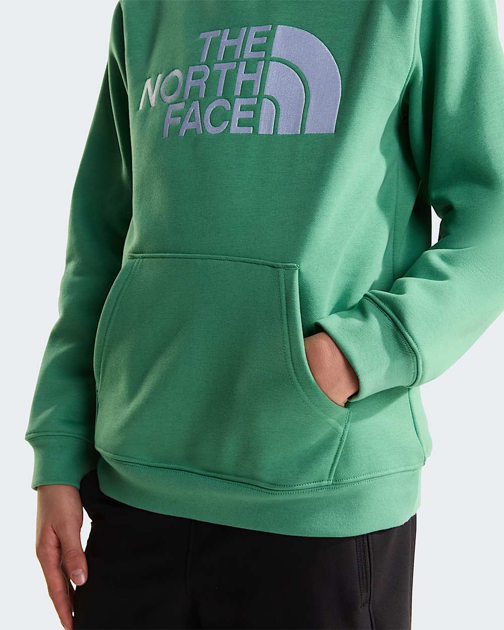 TNF Essential Drew Peak hoodie voor tieners TNF Dimmed Algae ALT5