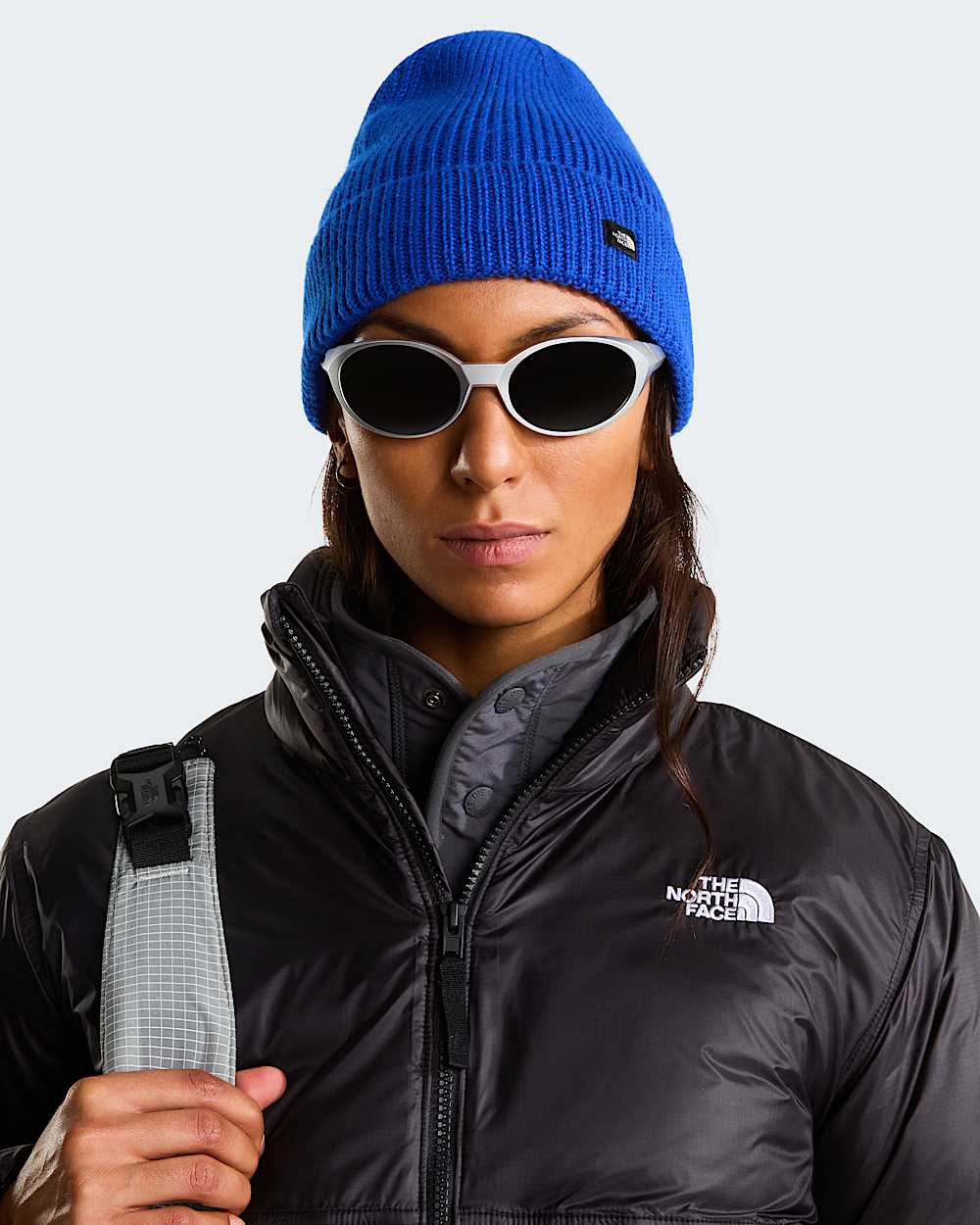 TNF Logo Mini Box Beanie TNF ALT1