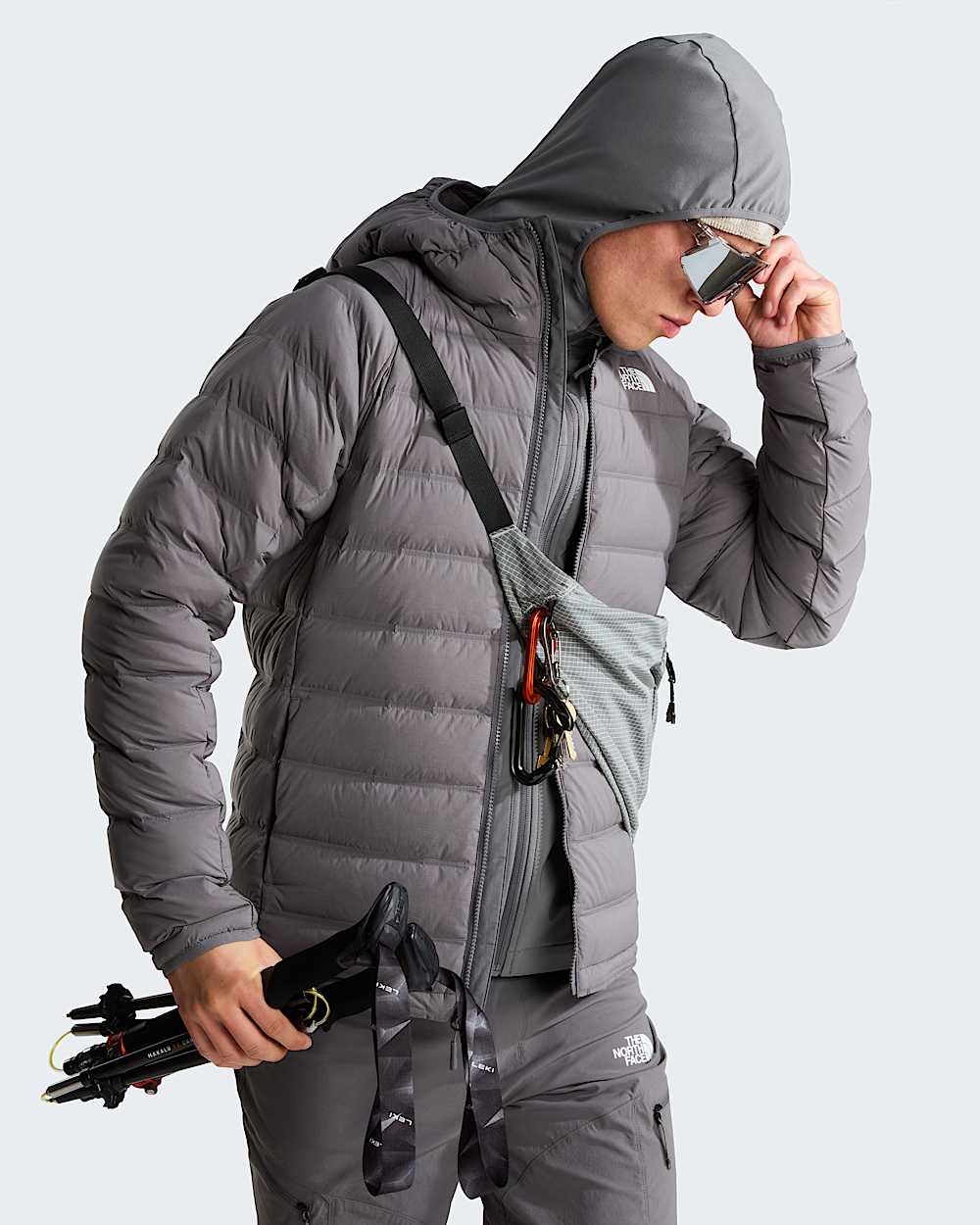 Abseil Stretch Down Hooded Jacket M TNF ALT8