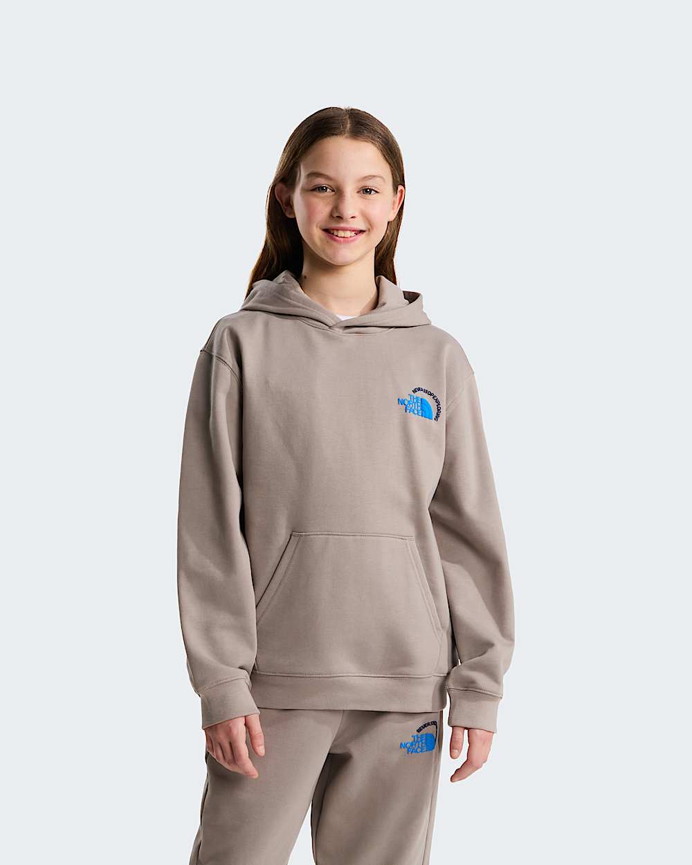 Explore Fonts Relaxed Graphic Hoodie fr Teenager TNF ALT13