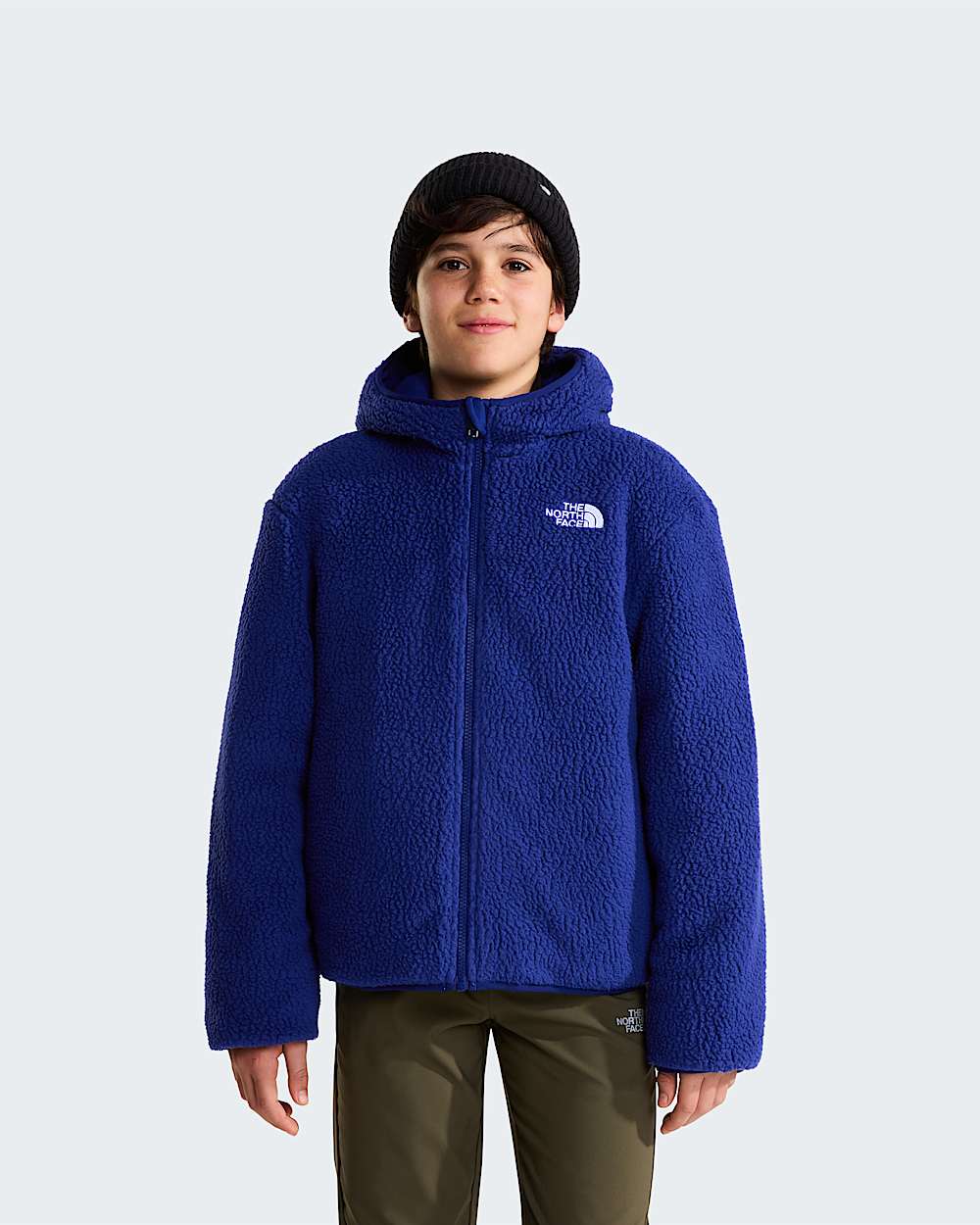 Giacca reversibile con cappuccio e cerniera integrale Shasta da ragazzo TNF ALT1